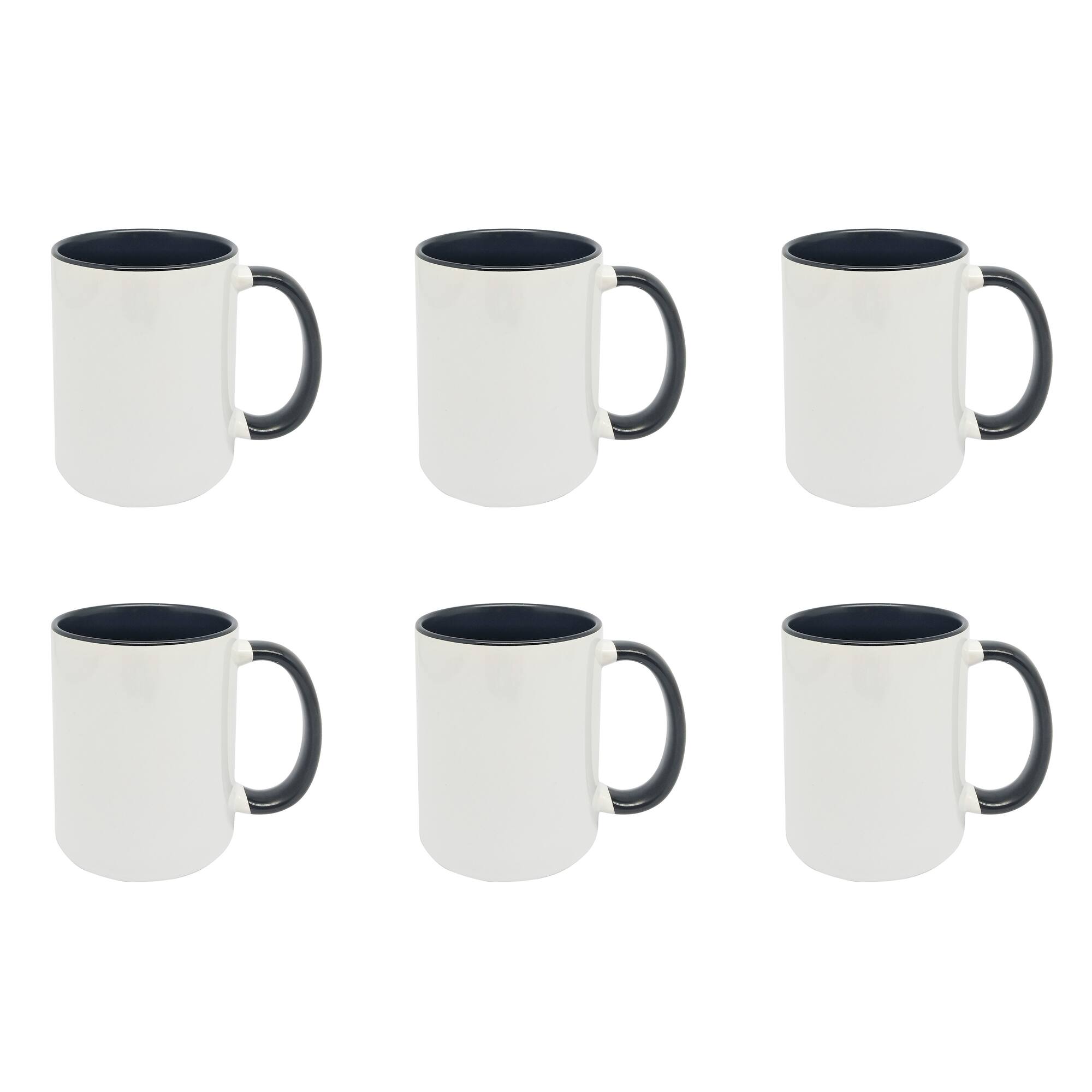 11.8oz. 2-Tone Ceramic Sublimation Mugs, 6ct. by Make Market®